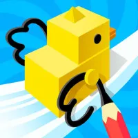 Draw Climber is a quirky speed racing game that combines creative drawing and funny physics! You will turn a lifeless wood block into a 