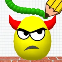 Draw To Smash is a delightful combination of drawing and logic puzzles. Your goal is to draw lines or shapes to destroy all the evil eggs in the level.