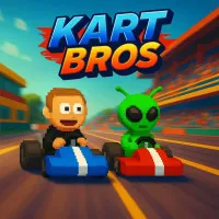 In Kart Bros, racing is never ordinary. You’ll face wild tracks, unexpected turns, and a battlefield of power-ups that can shift the race in seconds. Use your skills and sharp steering to stay in control on the track and push for victory!