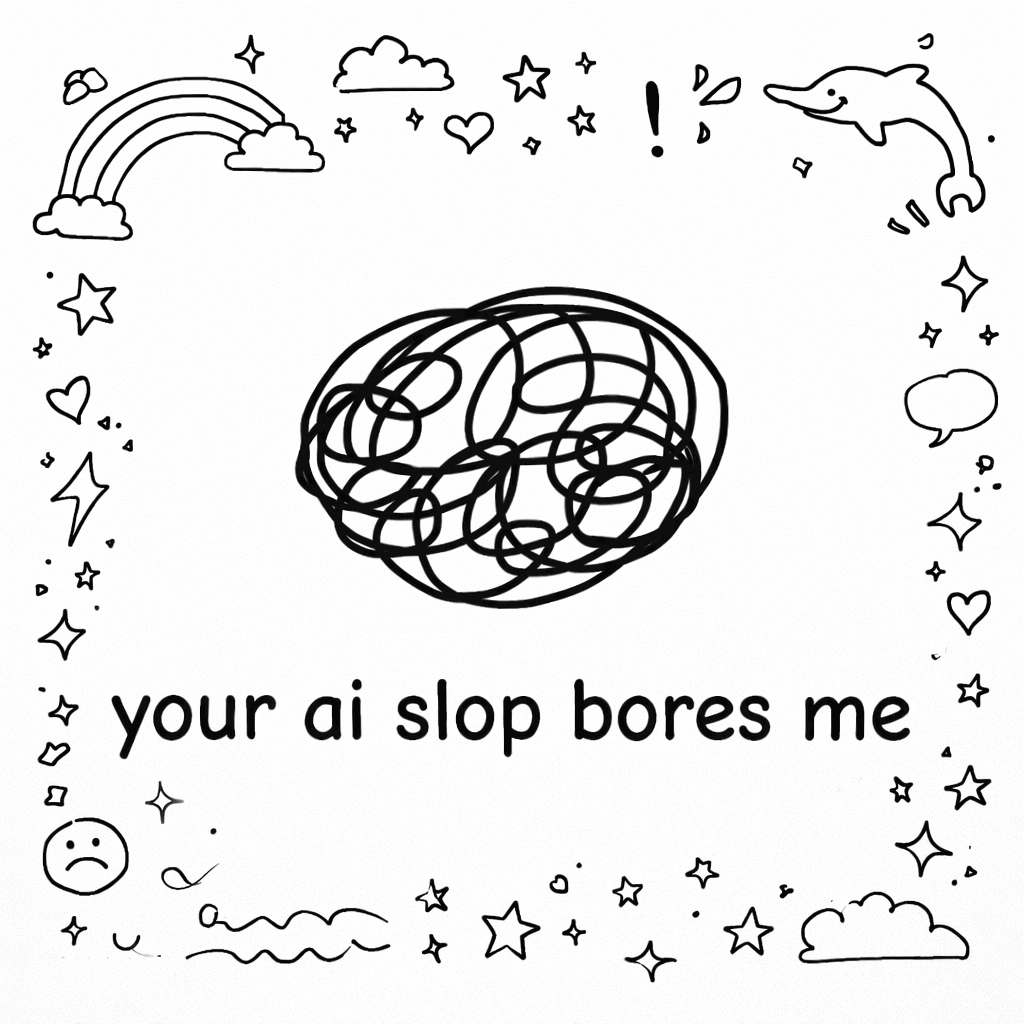 Your AI Slop Bores Me